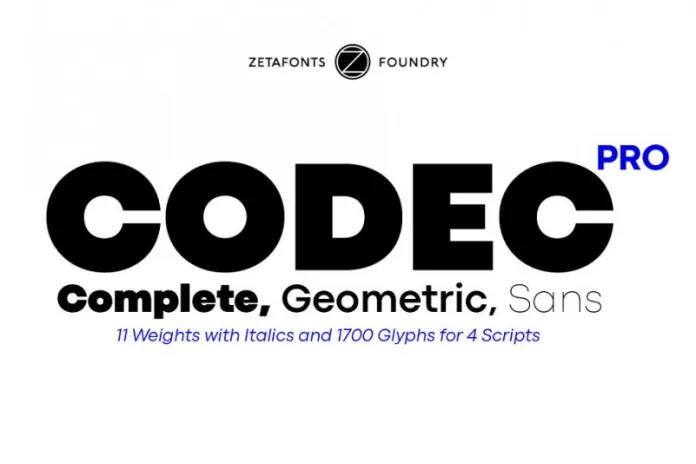 Codec Pro Sans Font Family