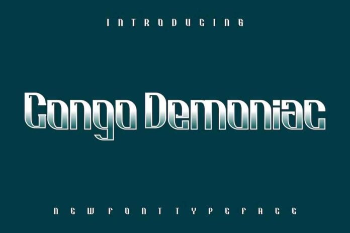 CongoDemoniac Font