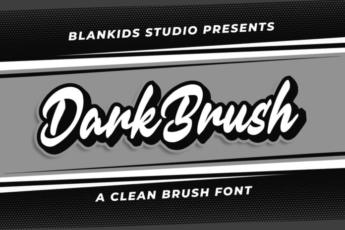 Dark Brush Font