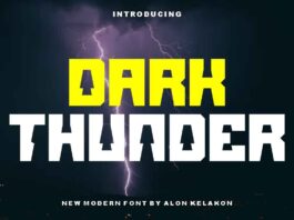 Dark Thunder Font