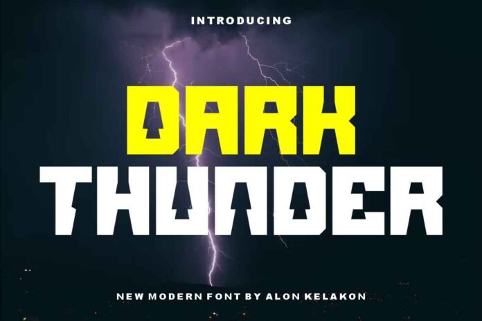 Dark Thunder Font