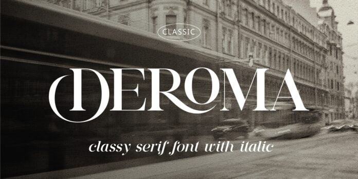 Deroma Serif Font
