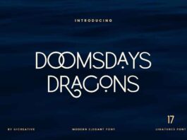 Doomsdays Dragons Font