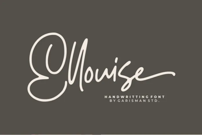 Ellouise Script Font