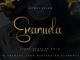Emanuela Typeface