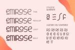 Emirose Sans Serif Font