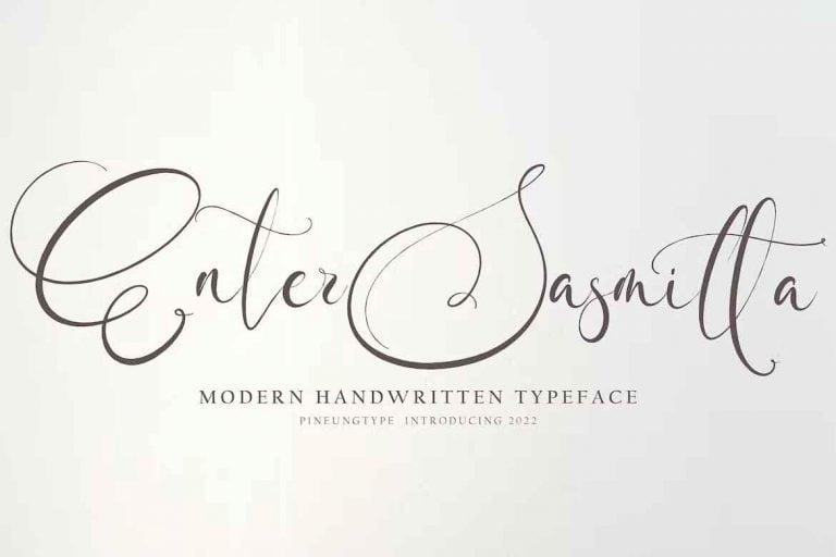 Enter Sasmittha Font