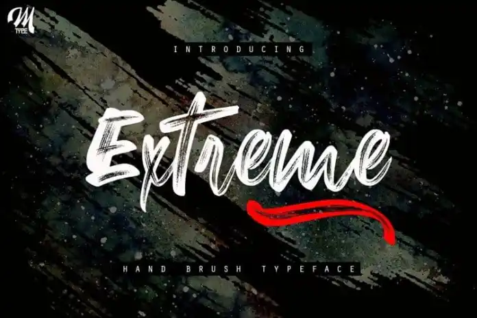 Extreme – Brush Font