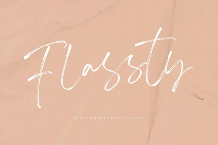 Flassty Handwritten Font