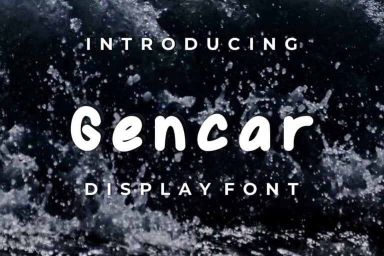Gencar Font