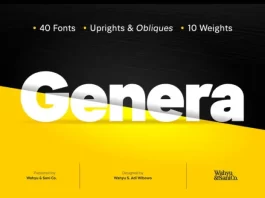 Genera Sans Font Family