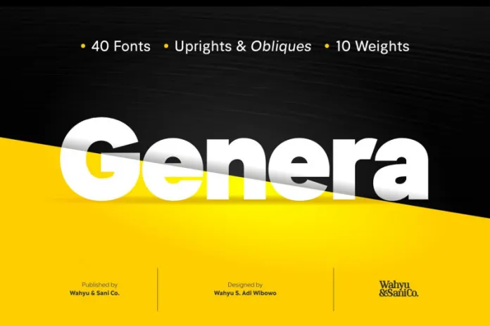 Genera Sans Font Family