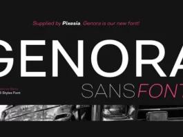 Genora Sans Font Family