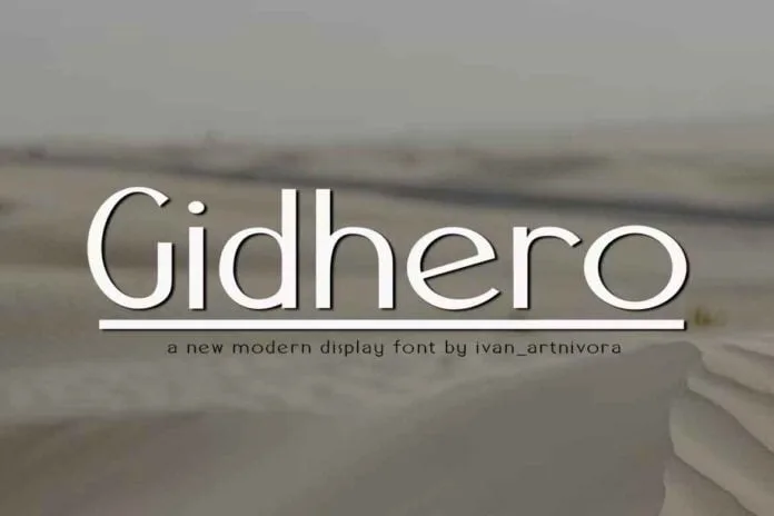 Gidhero Font