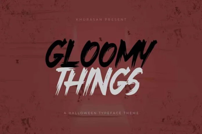 Gloomy Things Font