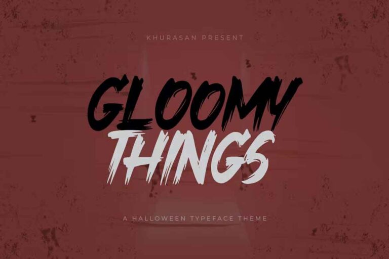 Gloomy Things Font