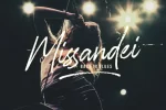 Glossy Night Handbrush Font
