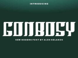 Gonbosy Font