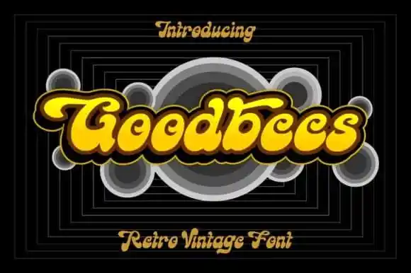 Goodbees Display Font
