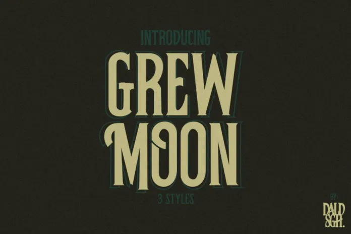 Grewmoon Vintage Font