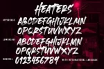 Heaters Brush Font