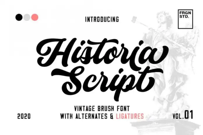 Historia – Vintage Script Font