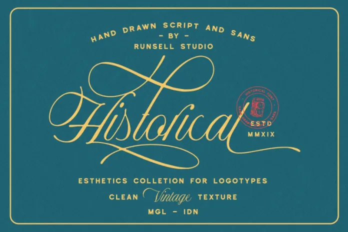 Historical – Handdrawn Font Duo