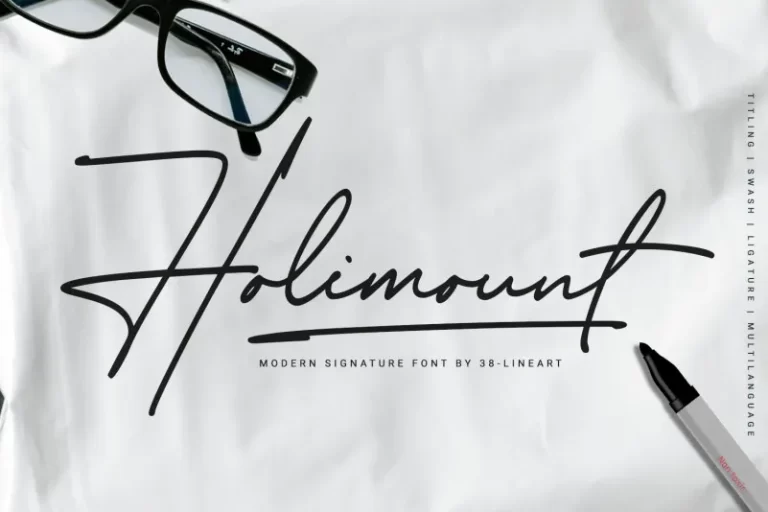 Holimount Handwritten Font