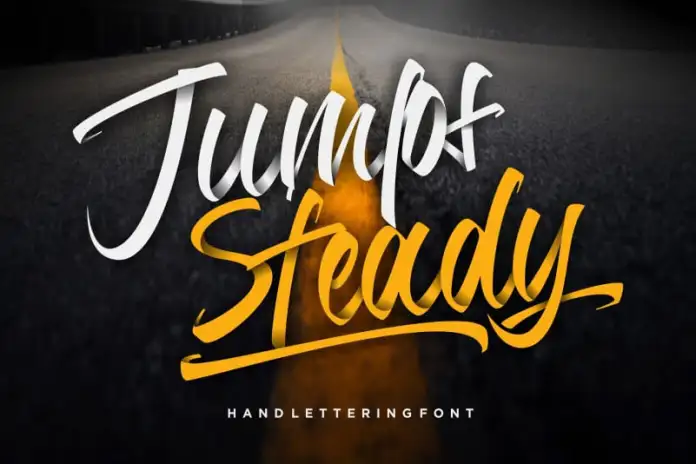 Jumps Steady Calligraphy Font