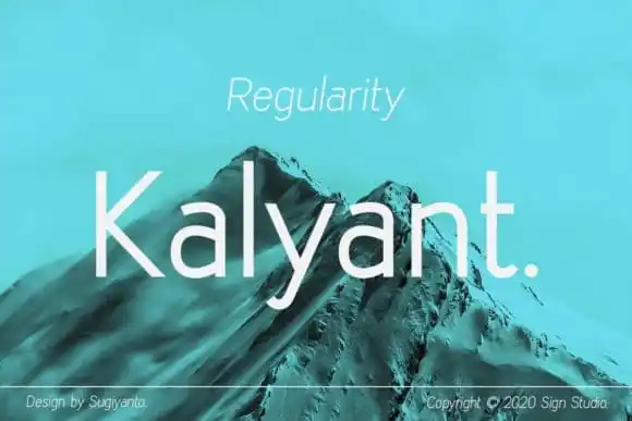 Kalyant Sans Font Family