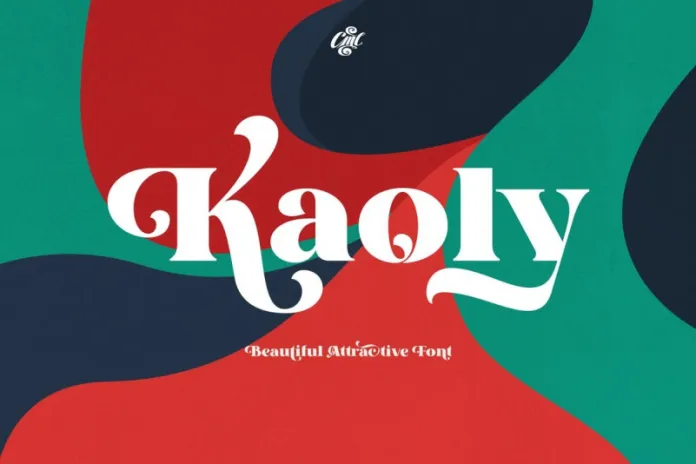 Kaoly – Bold Serif Font