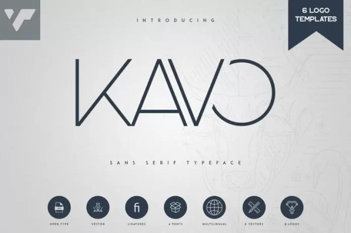 Kavo Sans Serif Typeface Font