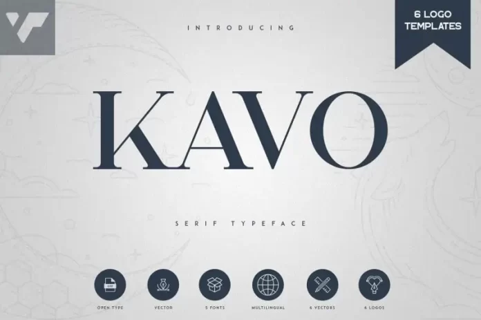 Kavo Serif Templates Font