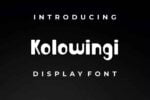 Kolowingi Font