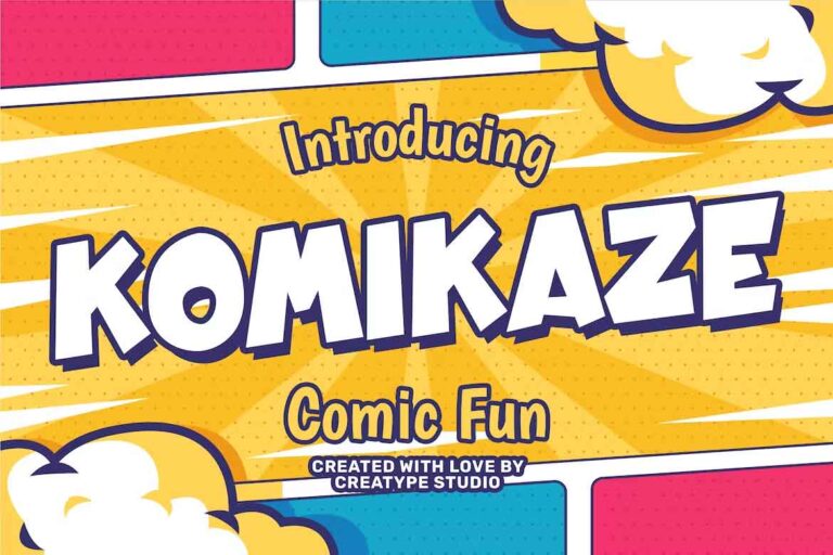 Komikaze Font