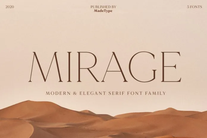 MADE Mirage Serif Font Family