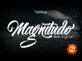 Magnitudo Script Font