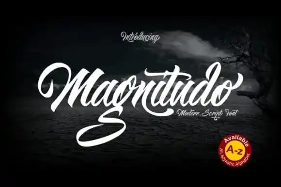 Magnitudo Script Font