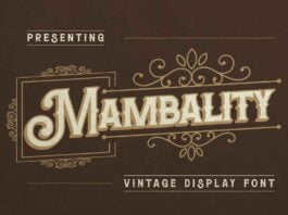 Mambality Font