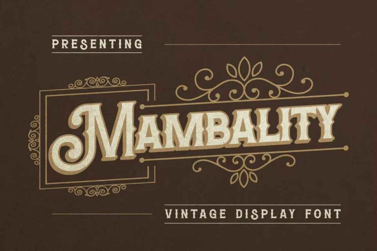 Mambality Font
