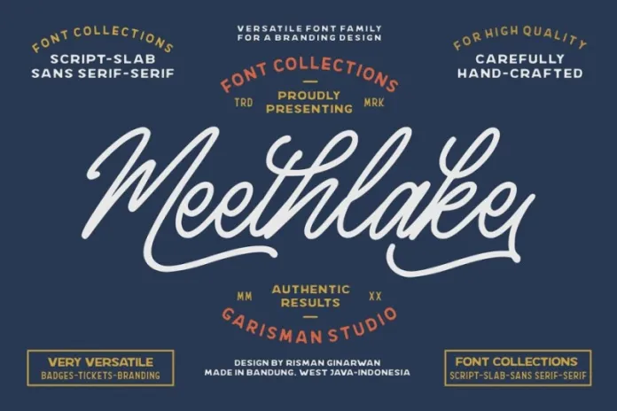 Meethlake – Vintage Font