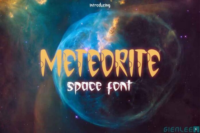 Meteorite – Space Font