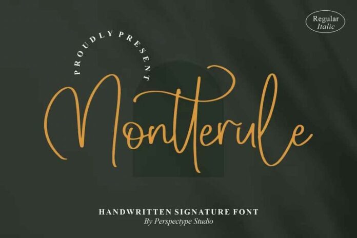 Montterule Font
