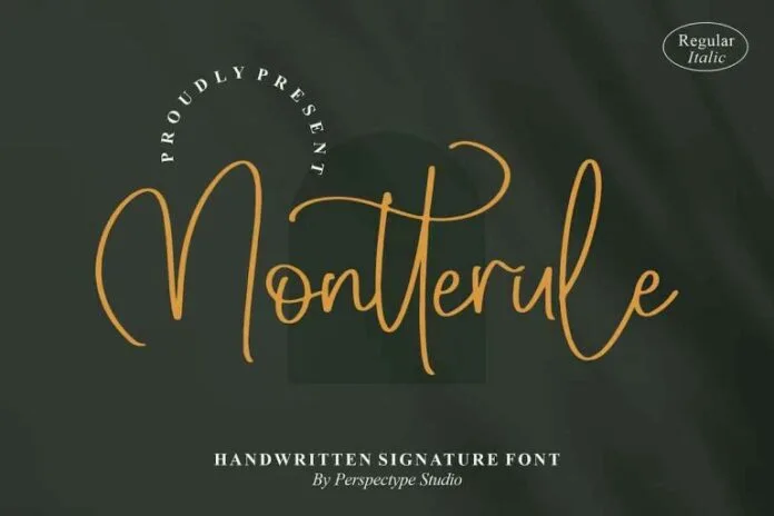Montterule Font