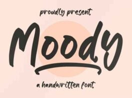 Moody Font