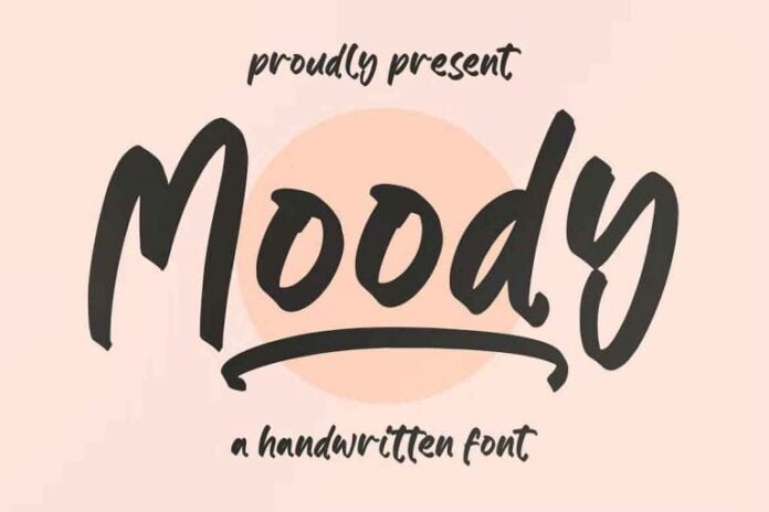 Moody Font