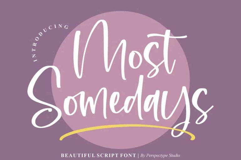 Most Somedays Font