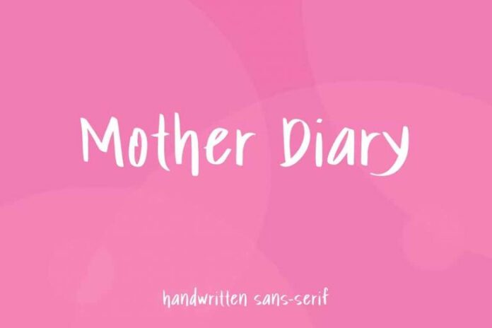 Mother Diary Font