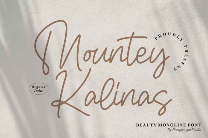 Mountey Kalinas Font