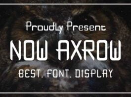 NOW AXROW Font